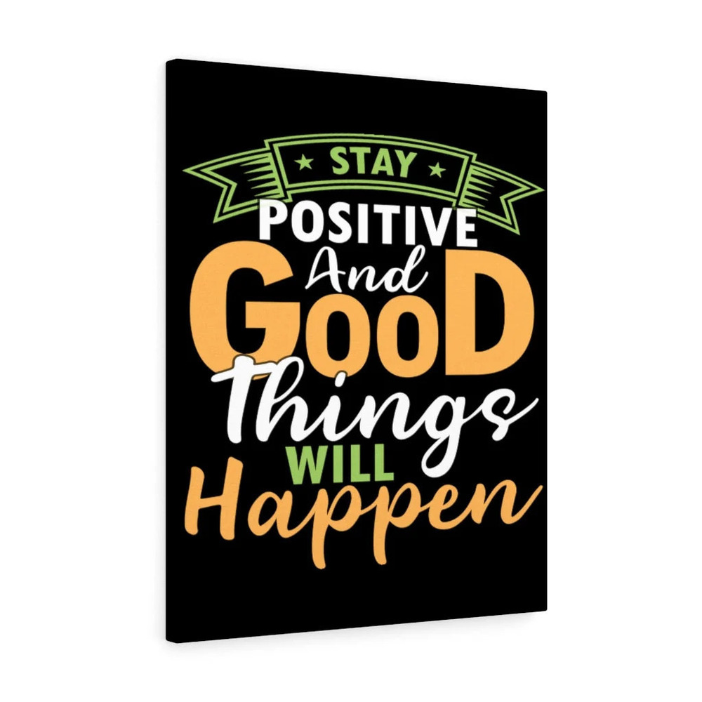 Inspirational Wall Art Stay Positive Wall Art Motivation for Inspiring Success